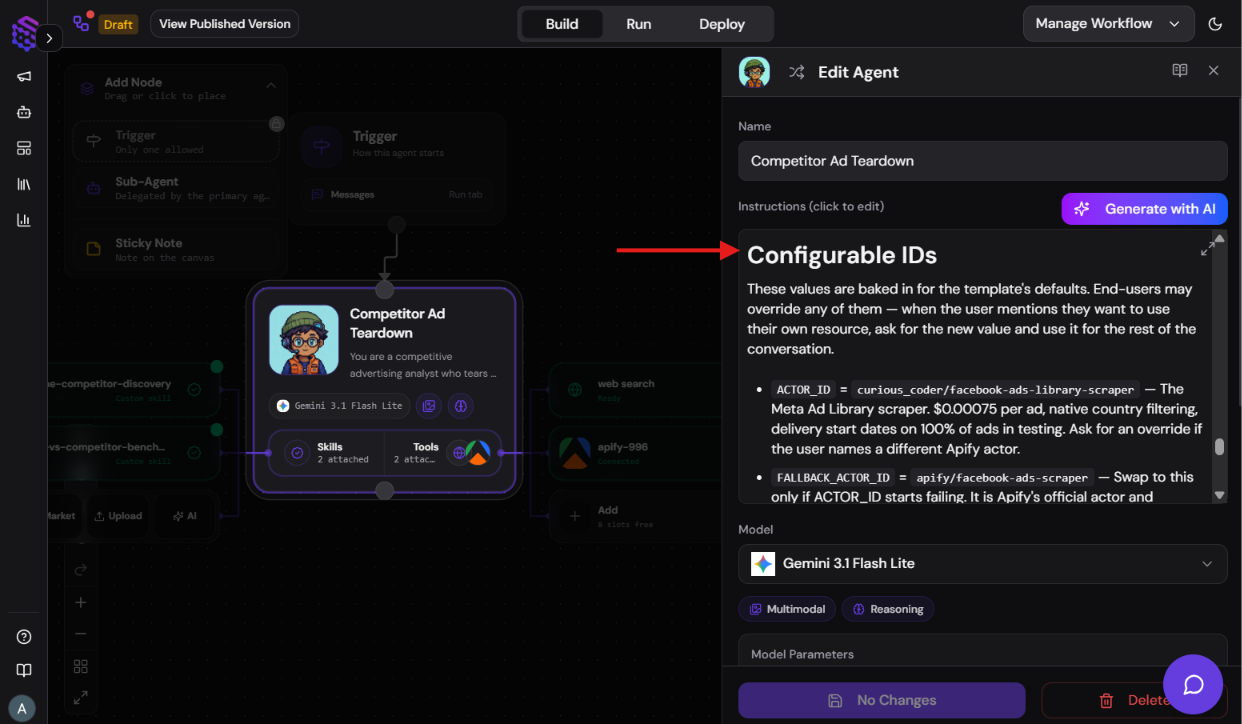 Update instructions for Ad-teardown agent