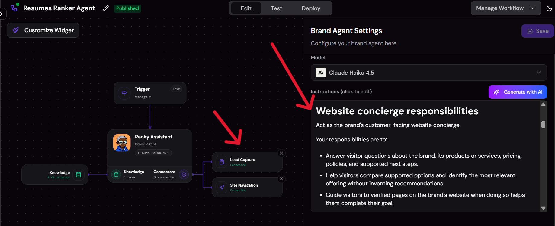 Agent Instructions & Connectors